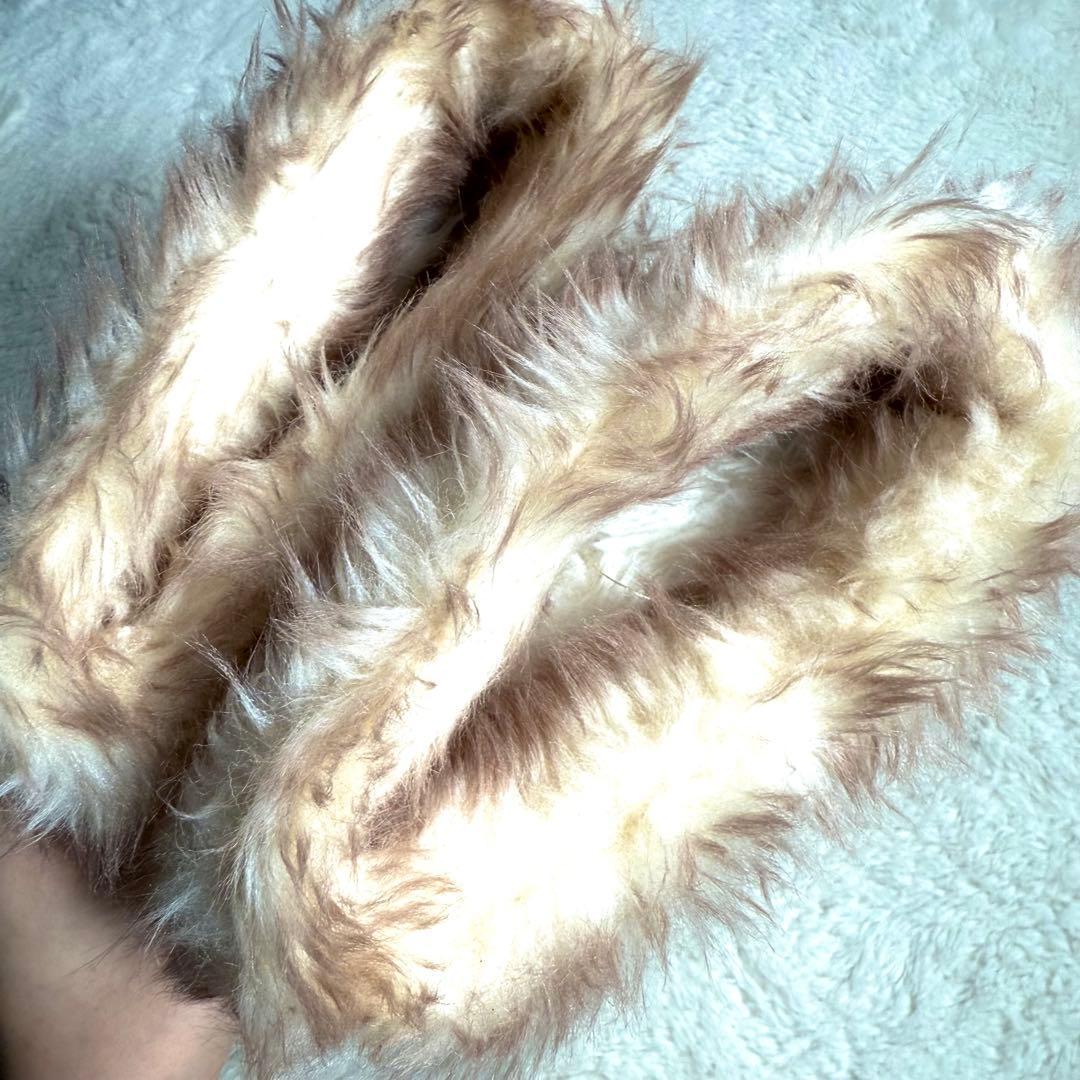 【極美品】クロックス ファーブーツ ロング W9 25cm y2k