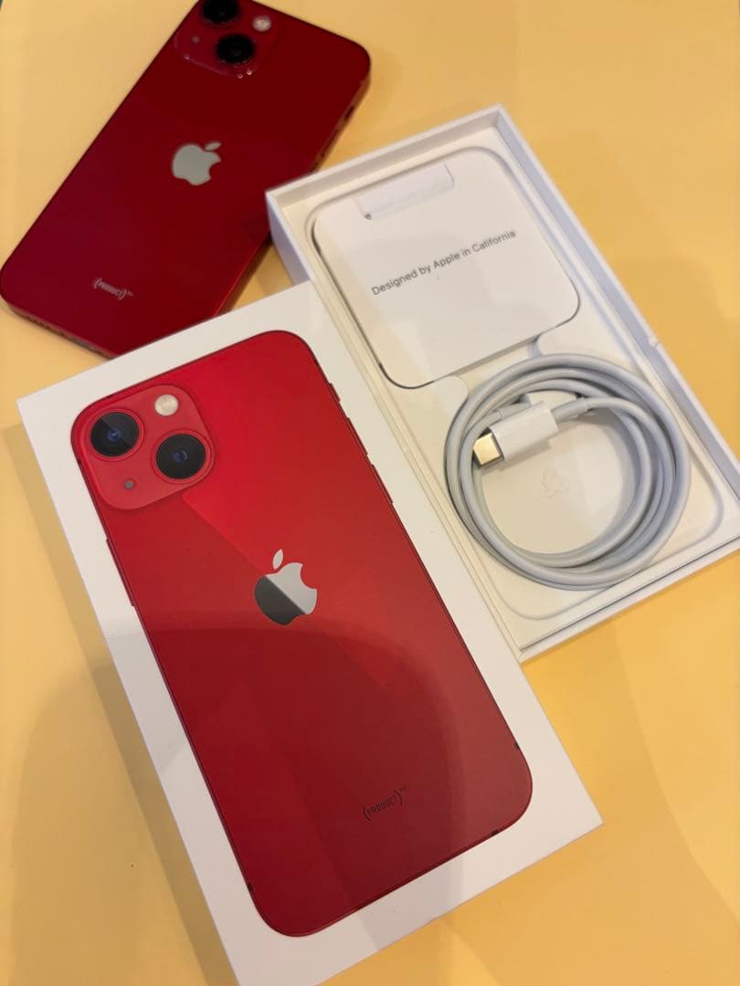 Apple iPhone 13mini RED 128GB 本体 SIMフリー