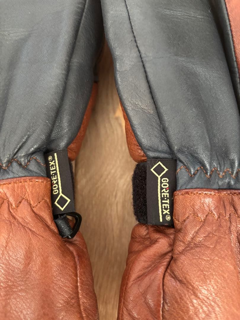 ヘストラ　Hestra ミトングローブ サイズ9 ブラウン/ブラック