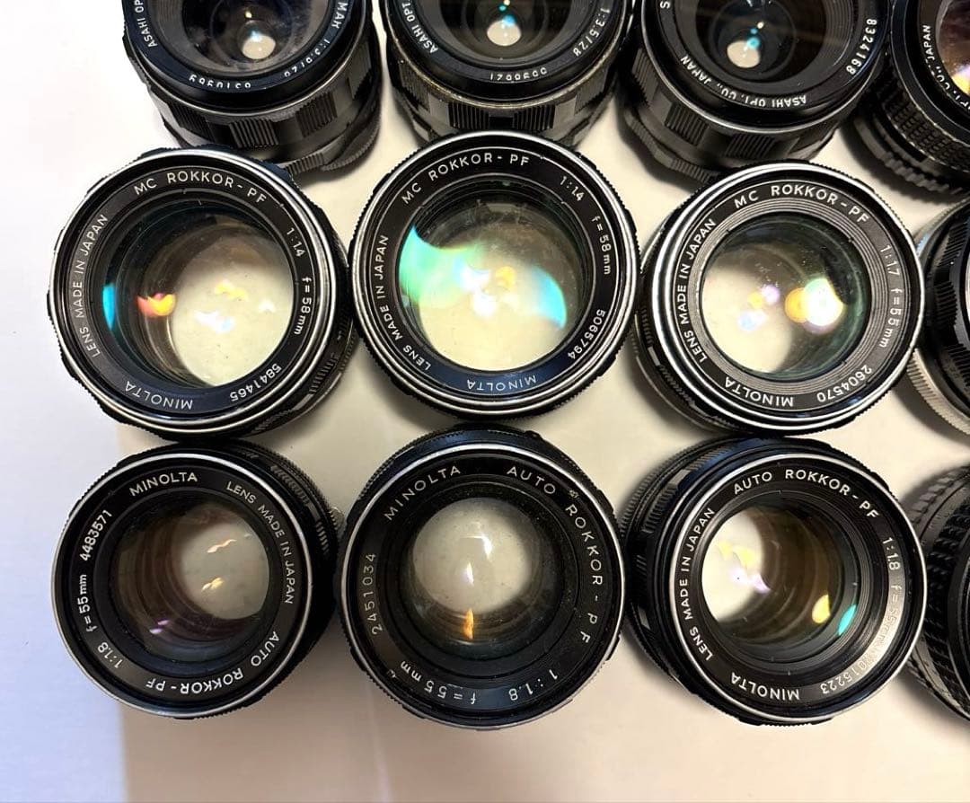 【まとめ売り②】PENTAX、MINOLTAオールドレンズレンズ24点