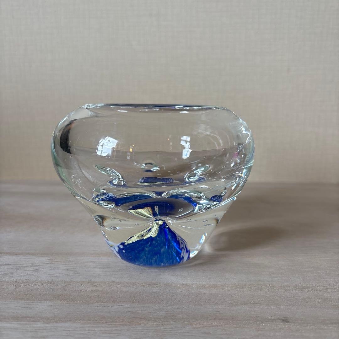 ガラス　黒木国昭　小鉢　ペーパーウェイト　花器