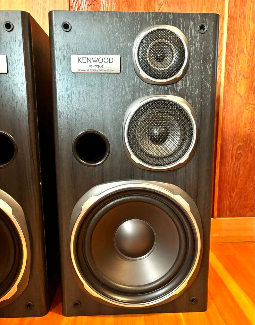 【動作確認済】KENWOOD 3way スピーカー S-7M ペア ROXY