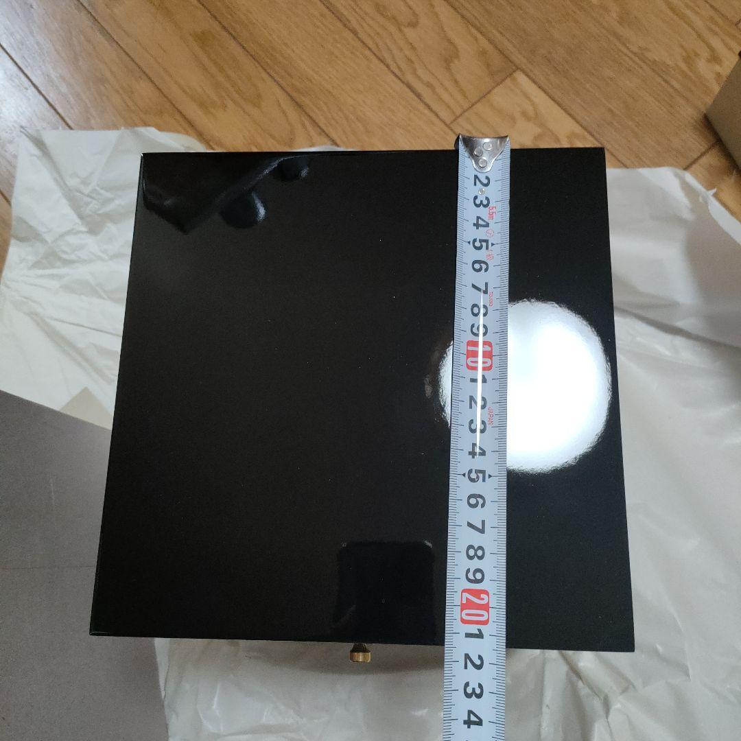 会津塗り　三つ引タンス　黒木