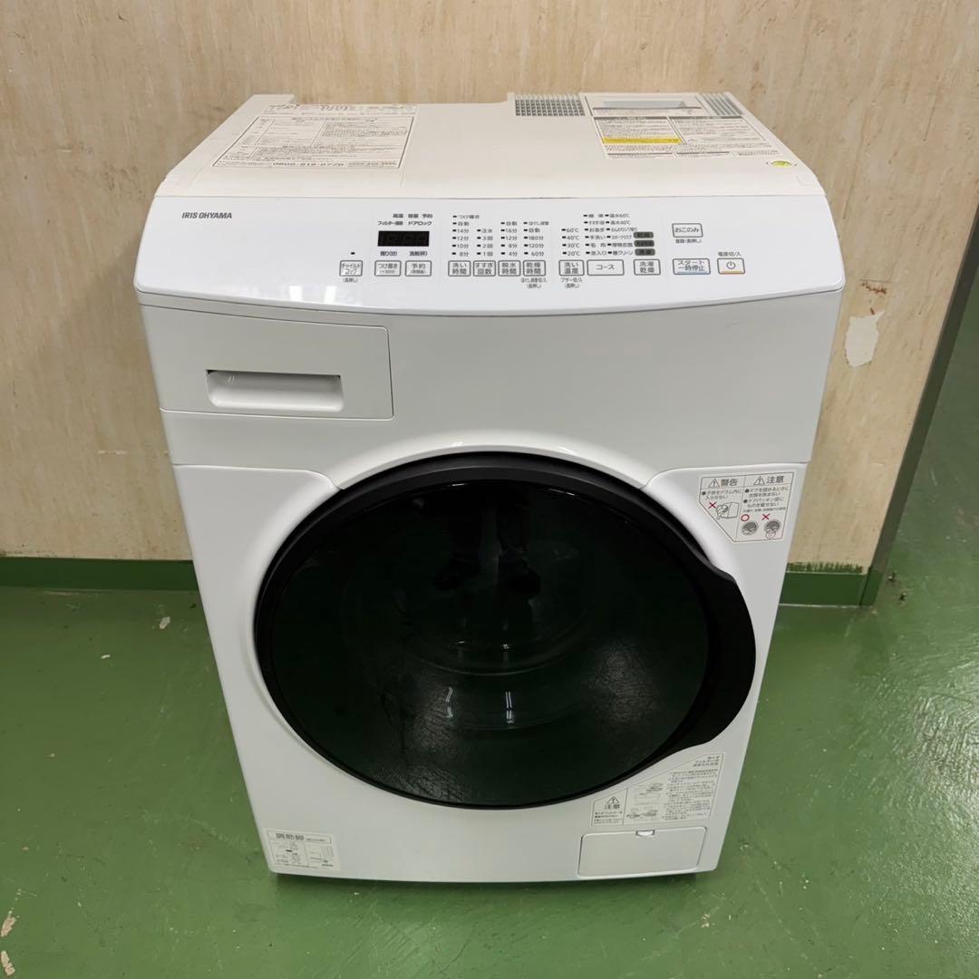 54★2022年製★アイリス　ドラム式洗濯機　8KG 熱乾燥付き　一人暮らし