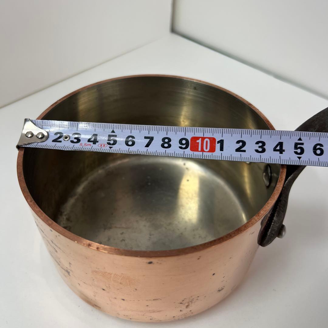 フランス製　銅製　ソースパン　14cm