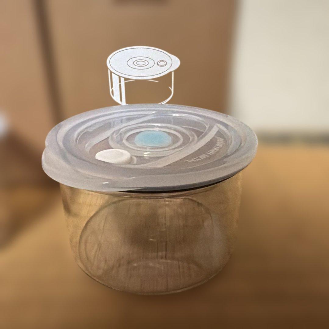 アサヒ軽金属 真空アラカルト 2個入り×2セット　耐熱ガラス