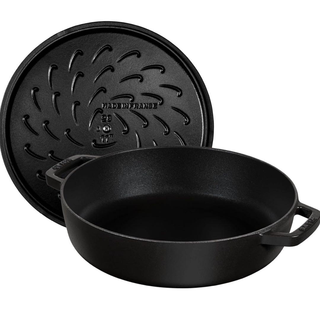 ストウブ　ブレイザー　ソテーパン　24cm ブラック