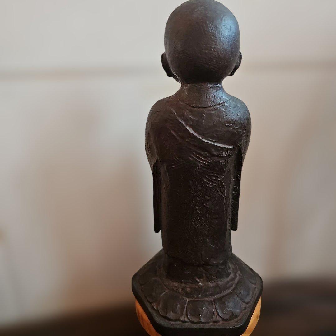 合掌地蔵菩薩像　友沢正彦作　祈り　ブロンズ像