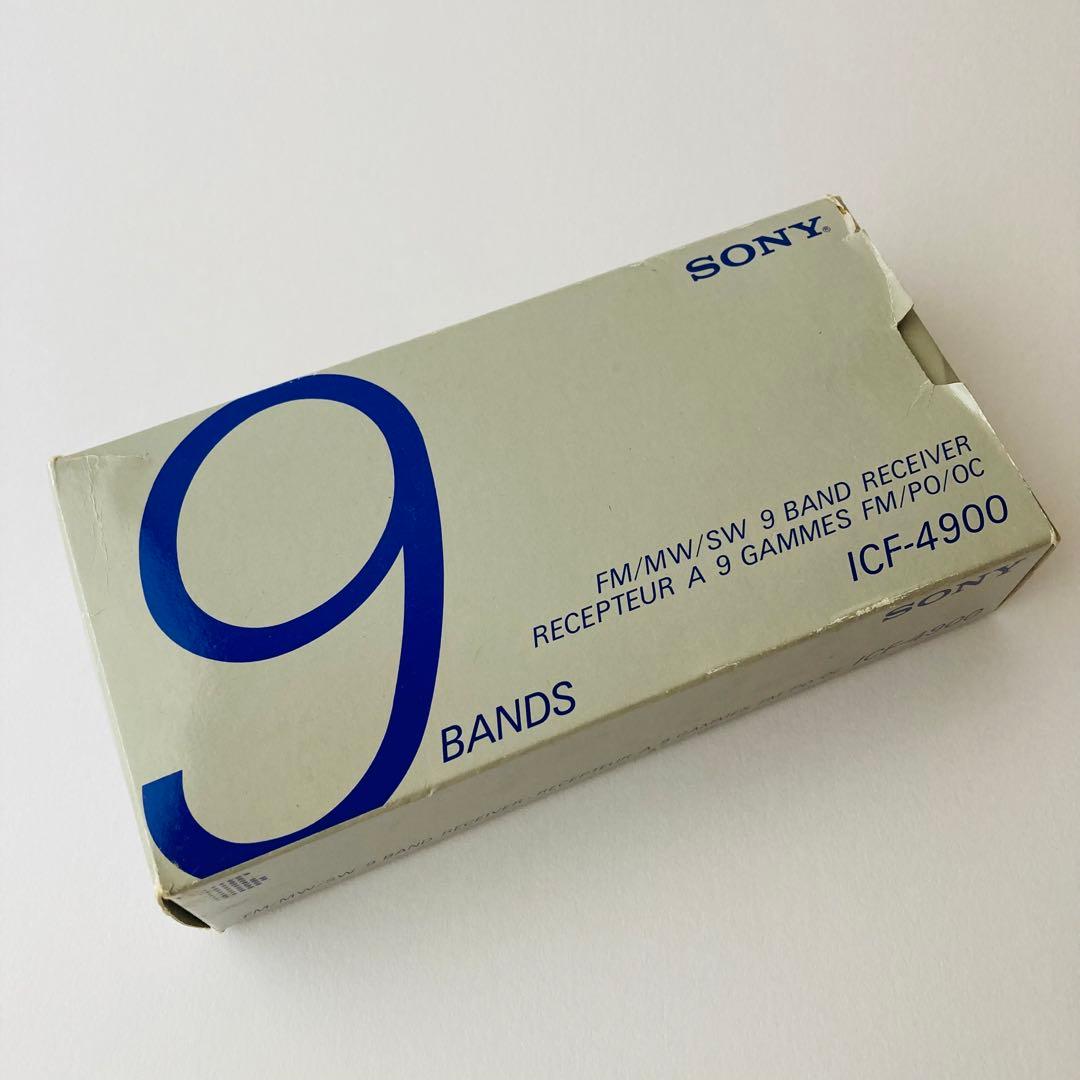 SONYソニー ラジオ FM/MW/SW 9バンドレシーバー　ICF-4900