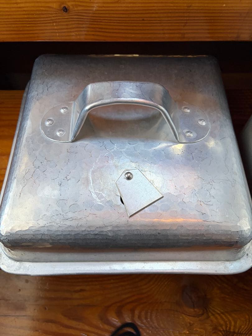 アルミ製四角容器 蓋付き