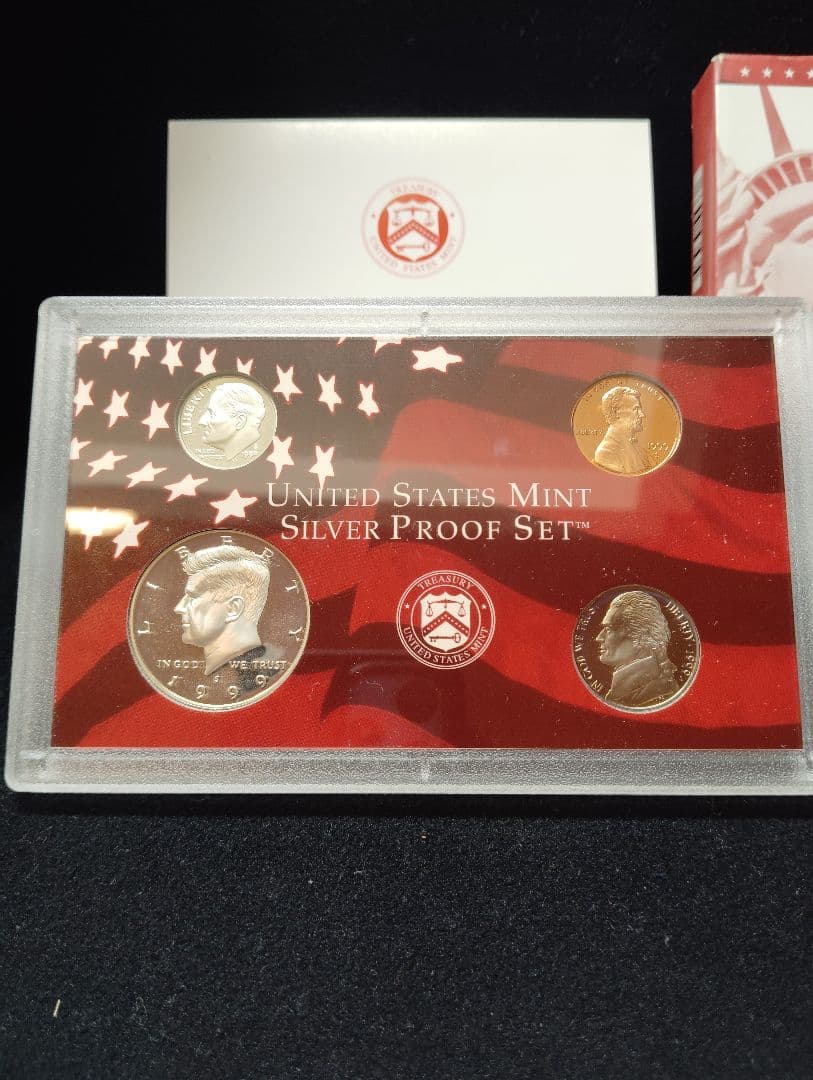 1999年 アメリカ 50州記念銀貨 シルバープルーフセット