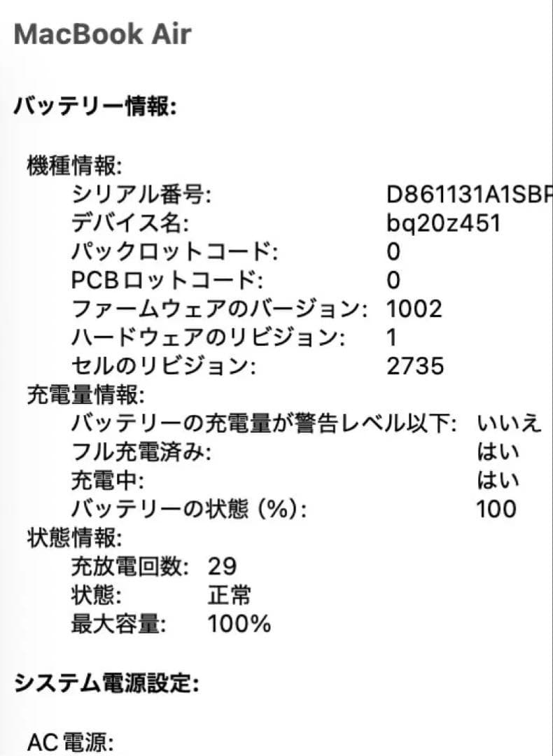 Apple MacBook Air 13.3 M1 16GB 1TB US配列