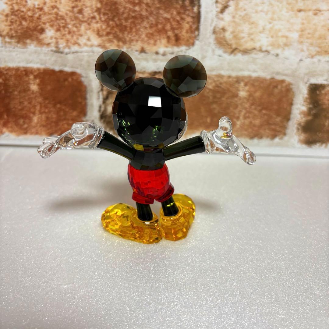 希少品 美品 スワロフスキー ディズニー ミッキーマウス クリスタル 証明書