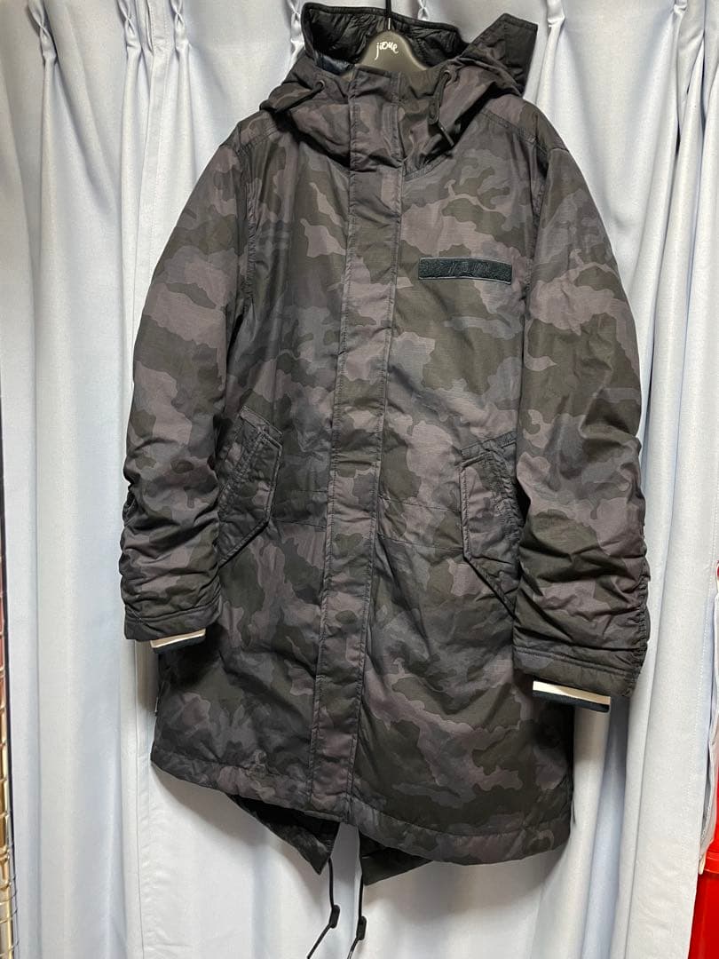 未使用NIKE NSW シンセティックフィルパーカー モッズコート 迷彩 XL