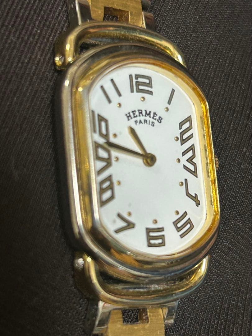 HERMES エルメス ラリー 腕時計 レディース 純正１コマ付き