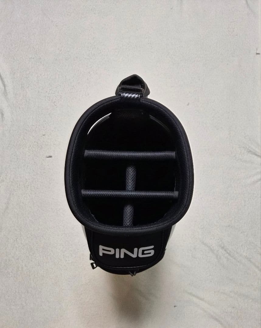 【レイナ】PING キャディバッグ ホワイト/ブラック