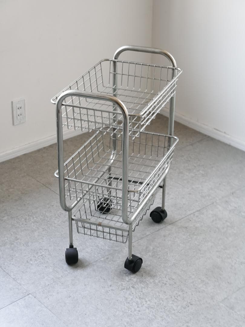 ヴィンテージ ワゴンラック/収納 ミニマル モダン ミッドセンチュリー