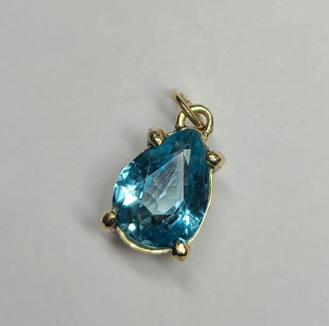 じゅんさくら様★ブルージルコン★ペンダントトップオーダー