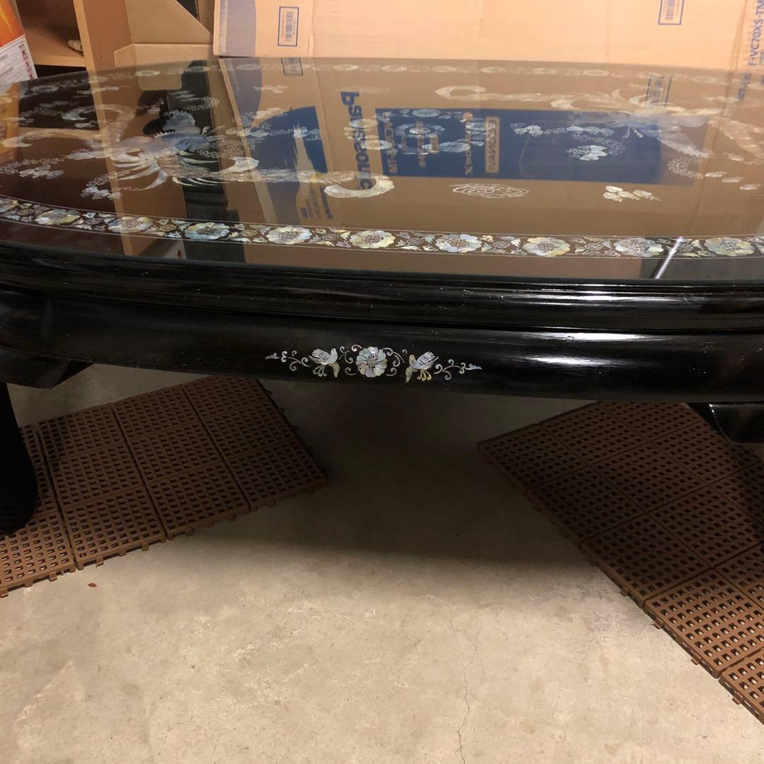 螺鈿テーブル　札幌市引き取り可能