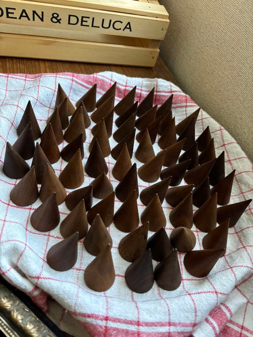 リングスタンド 木製 指輪置き アクセサリースタンド 65個セット