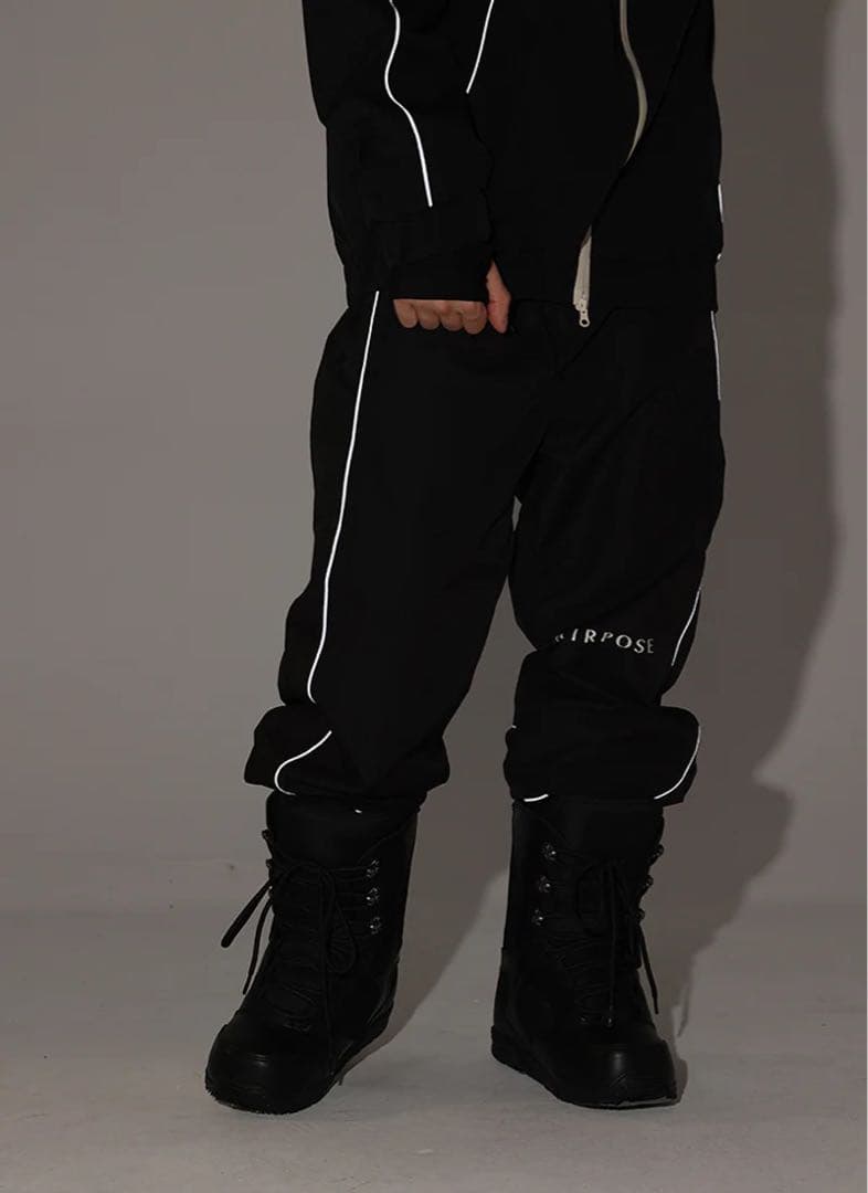 スノボウェア M ブラック 上下 セットアップ 韓国