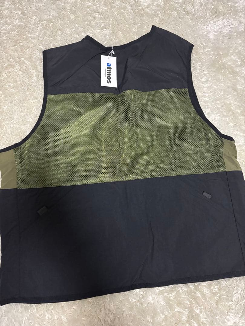 atmos MAASU-JK024 ブラック フィッシングベスト L