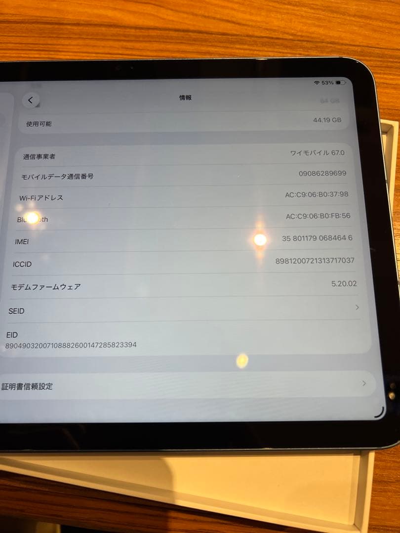 iPad 10.9インチ (第10世代) 64GB セルラー　訳あり