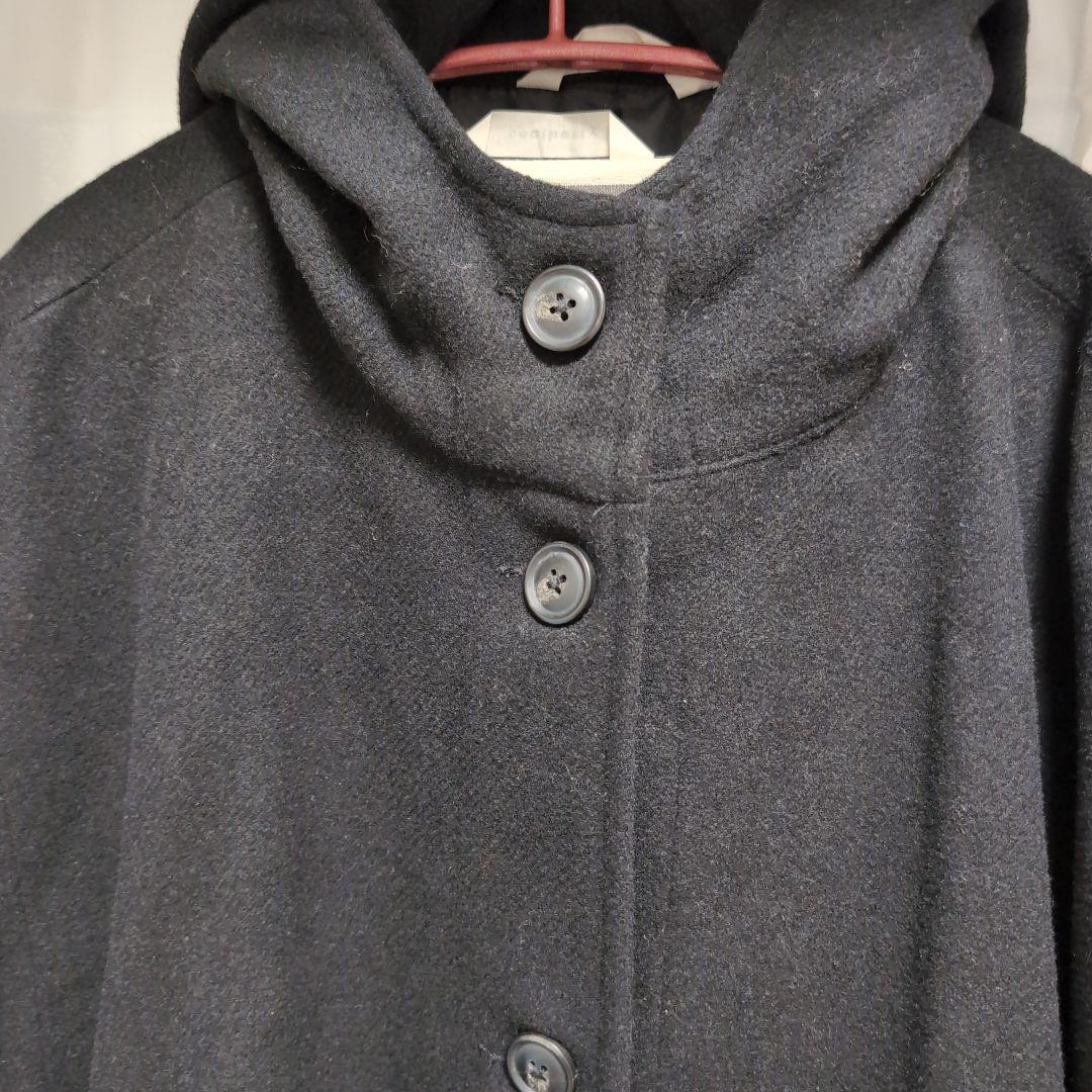 ソウルベリー黒ヤギさんからお手紙ついたポンチョコート