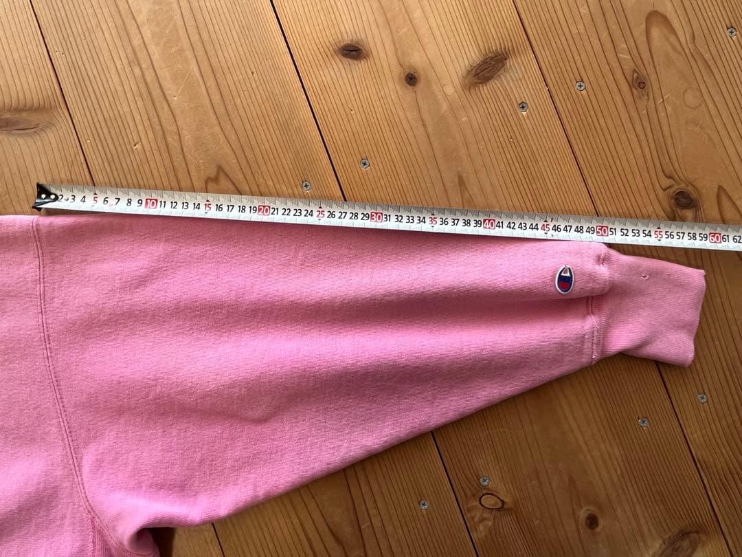 リバースウィーブ USA製　L ピンク　チャンピオン