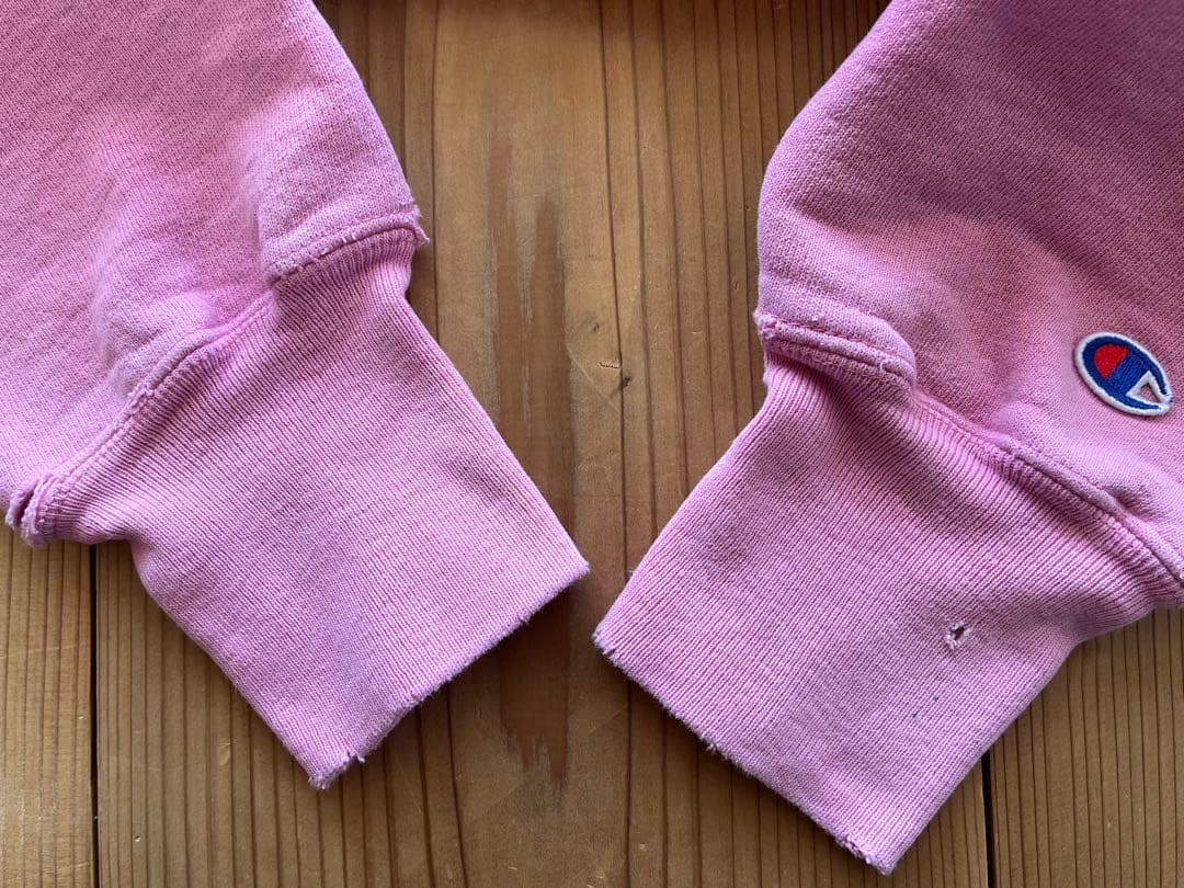 リバースウィーブ USA製　L ピンク　チャンピオン