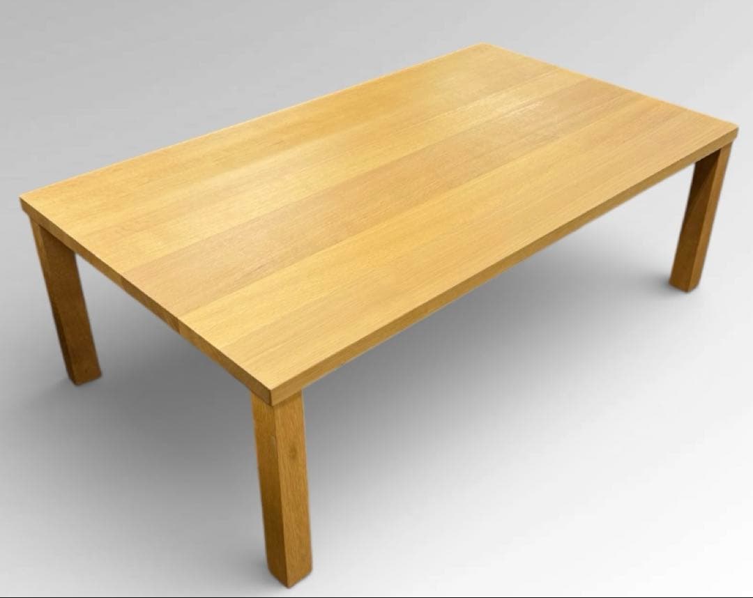 美品 柏木工 センターテーブル ローテーブル ナチュラル オーク 無垢材