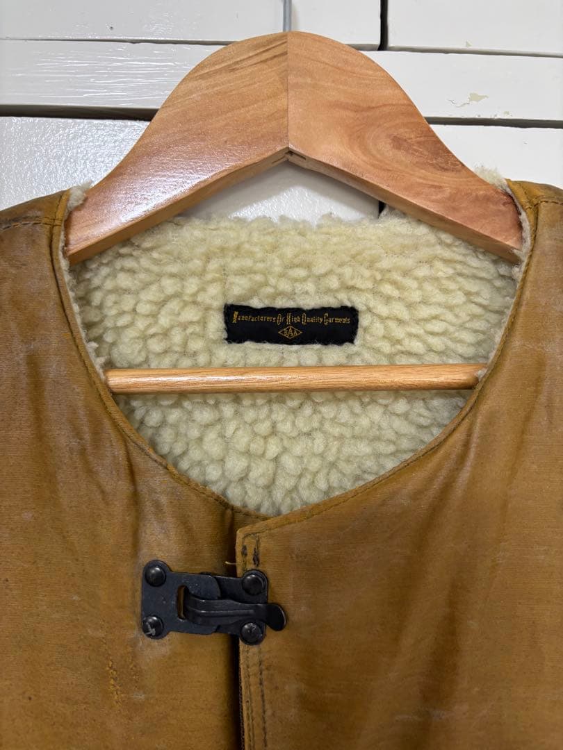 BAA COSTUME MFG. \"WAXED HOOK BOA VEST\"③