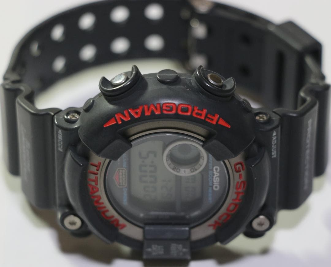 極上品【CASIO/G-SHOCK】FROGMAN　DW-8200 定番蛙