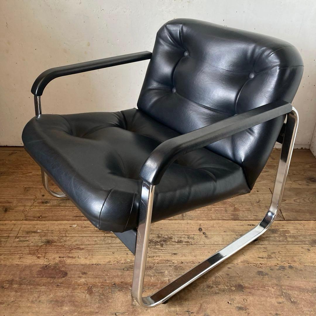 国産ヴィンテージ シングルソファ ミッドセンチュリー ラウンジ チェア1