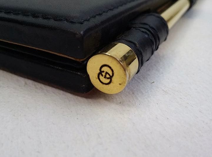 大型ヴィンテージ Gucci 35×55cm デスク事務用品二折図面書類ホルダー