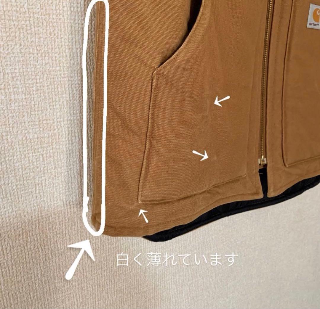 Carhartt カーハート ベスト ブラウン サイズM