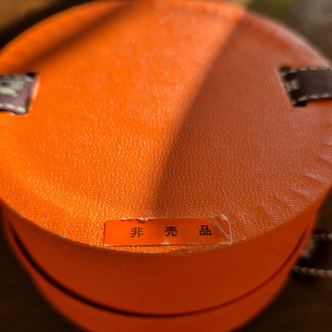 エルメス　HERMES 　非売品　オルゴール　 手巻き　リボン付き丸型