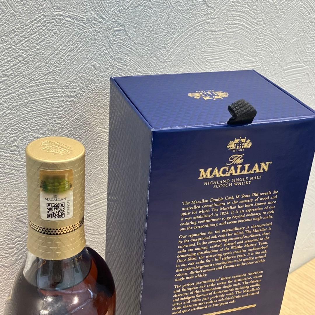 【未開栓】 ザ・マッカラン18年 ダブルカスク 700ml