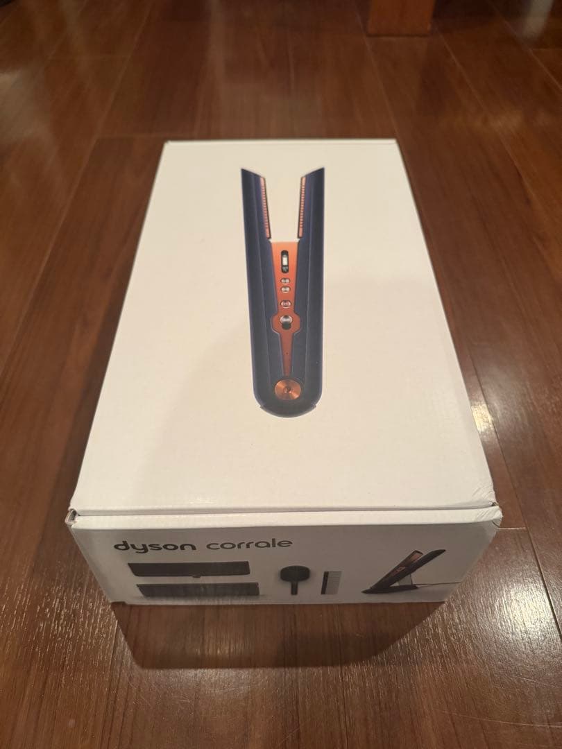 Dyson ヘアアイロン ネイビーオレンジ 付属品あり