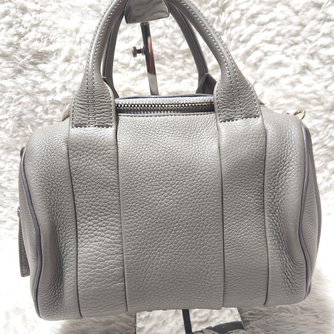 2way シボ革 スタッズ ショルダーバッグ ハンドバッグ アレキサンダーワン