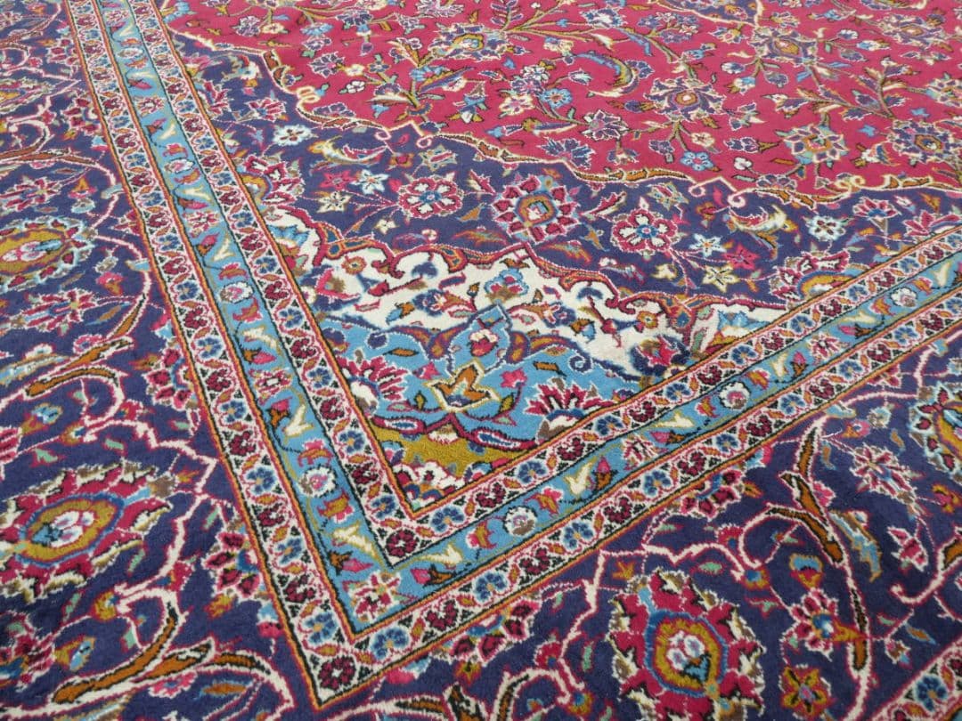 大判　ペルシャ絨毯　401×294cm　イラン産　手織り