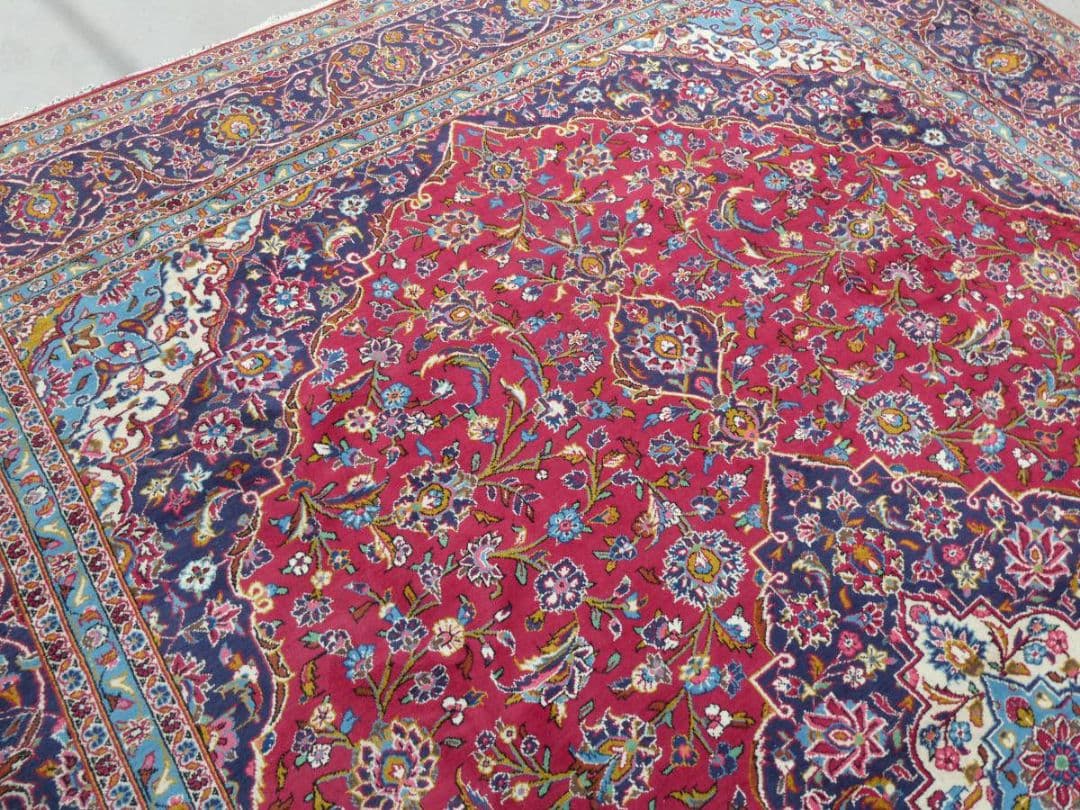 大判　ペルシャ絨毯　401×294cm　イラン産　手織り