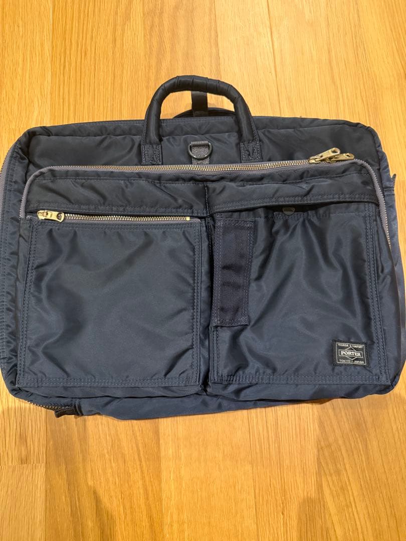 ポーターＰＸタンカー　3wayブリーフケース　アイアンブルー
