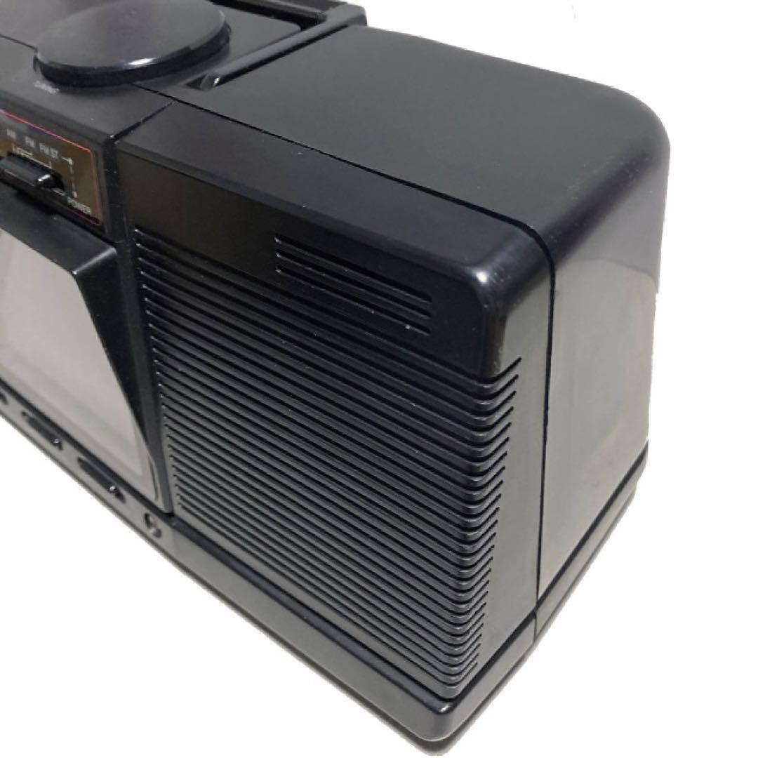 レア 昭和レトロ テレビ付 ラジカセ ACTION ACN8100J