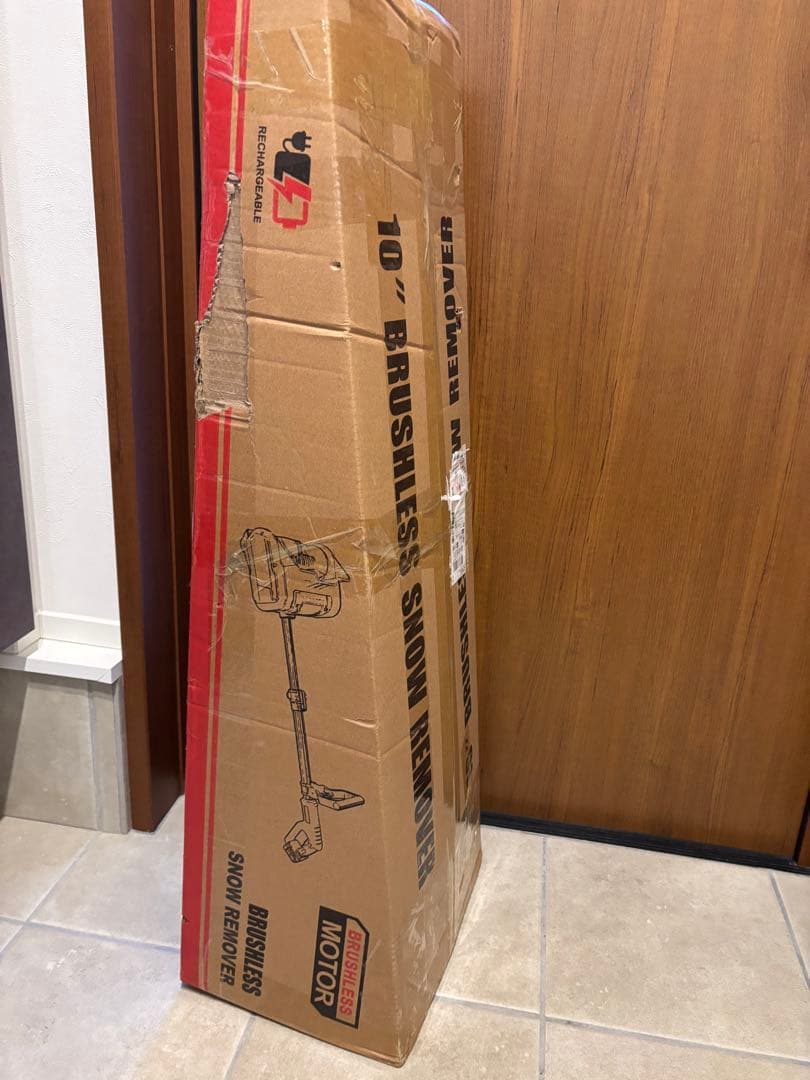 新品未開封 除雪機 電動 折りたたみ式 バッテリー家庭用 軽量