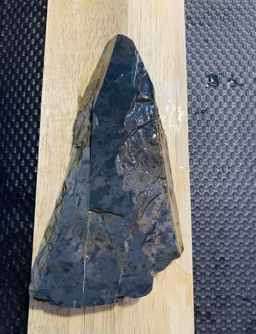 400 天然砥石　内曇砥　大平山　巣板　赤蓮華　カラス　仕上げ砥石