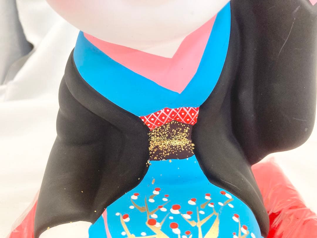 【希少】吉兆招福亭　芸者猫