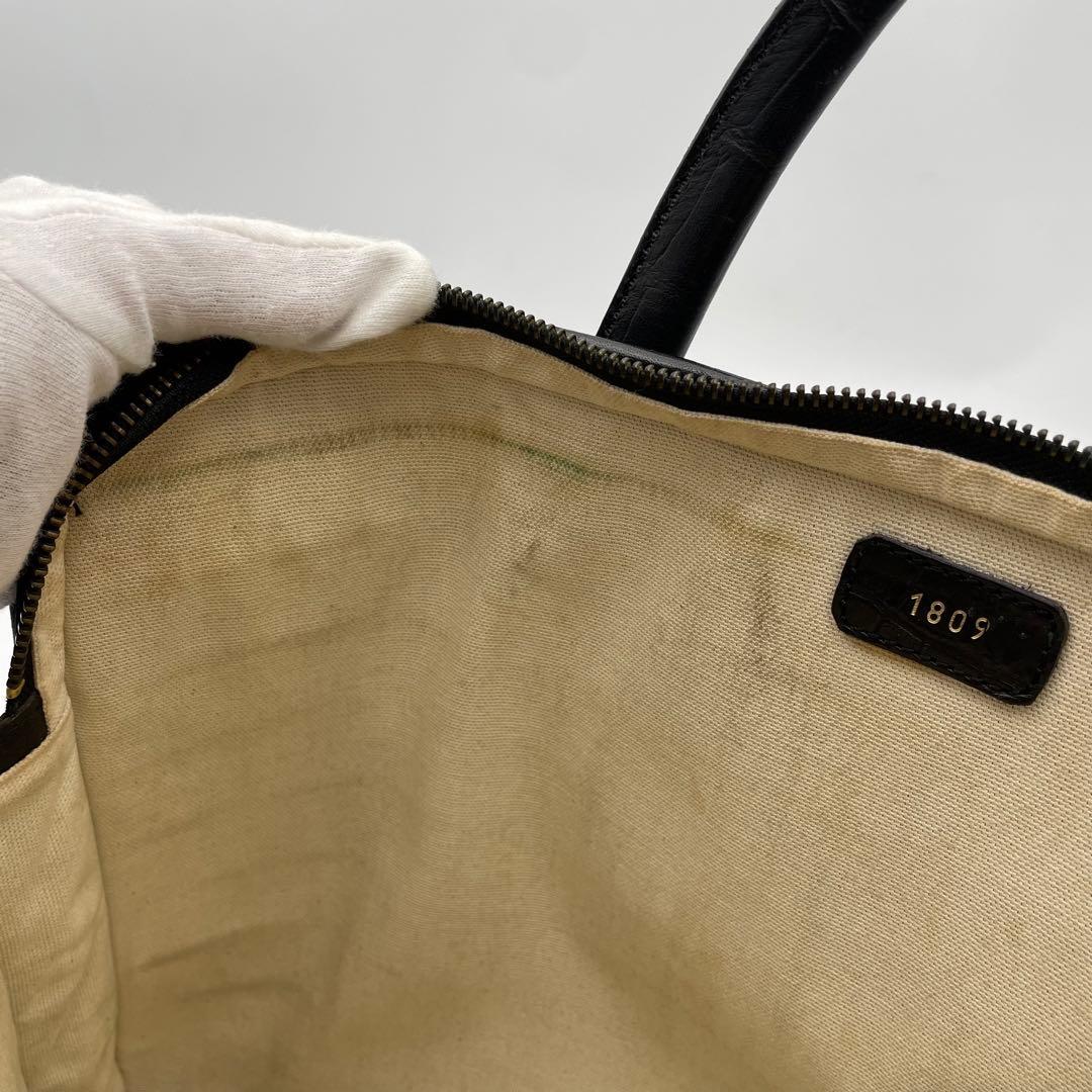 やま様 美品✨フェリージ　ブリーフケース　ビジネス　クロコダイル