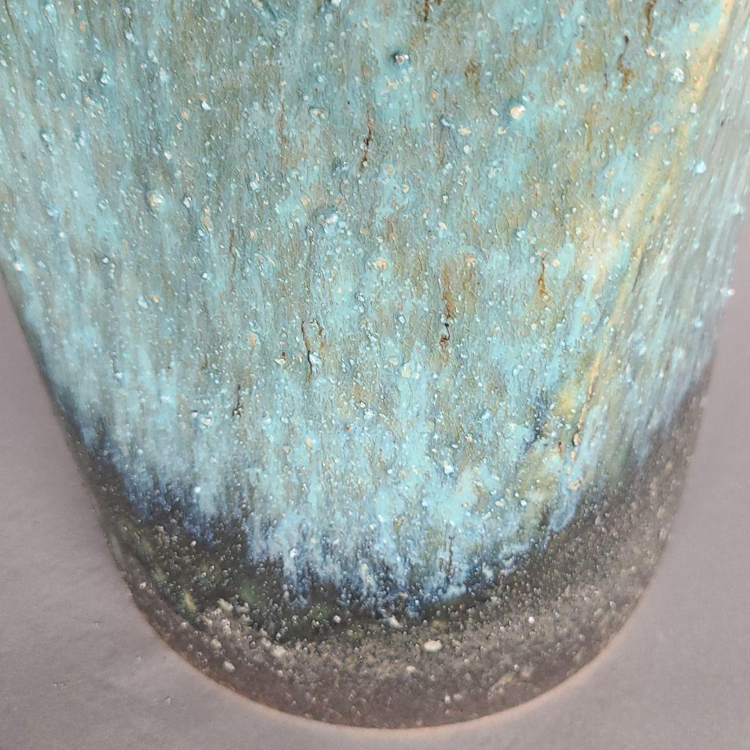 信楽焼 傘立て 緑釉 高さ４７cm