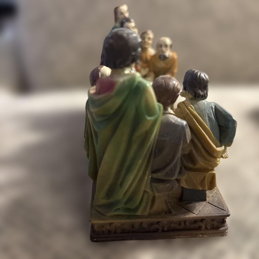 最後の晩餐　置物　ミラノの最後の晩餐のある教会で購入